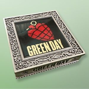 Vintage 2005 Green Day American Idiot 4 Inch Pewter Box by Neca